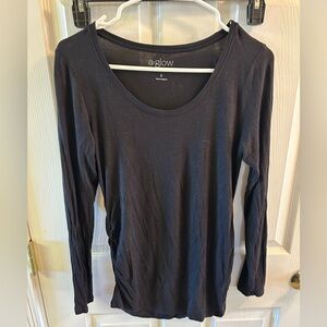 a:glow Classic Black Long Sleeve Top